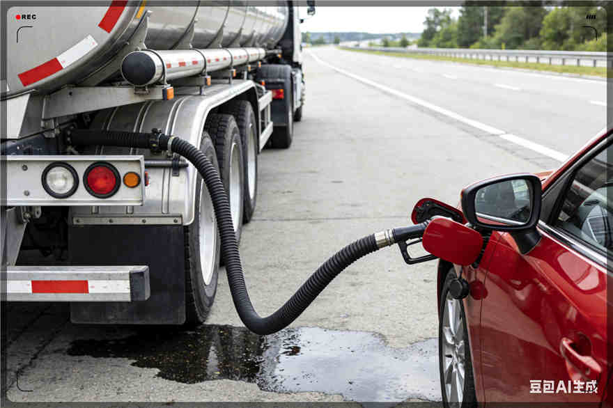 峨边汽车救援送水案例